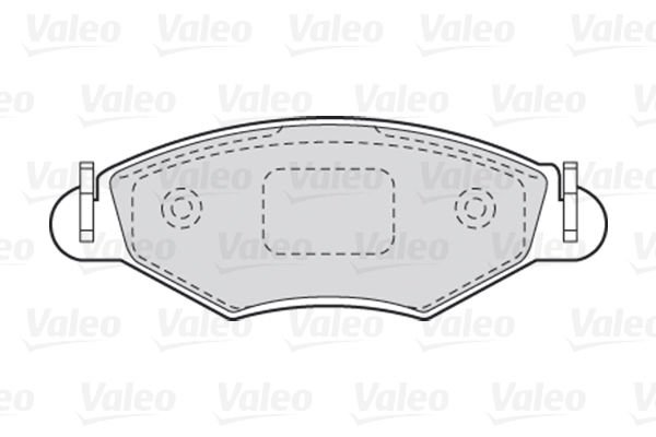 Peugeot 206 1998-2012 Arası 1.4 i Valeo Marka Ön Balata