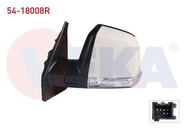 Doblo IV Tek Cam Mekanik Sağ Ayna Veka 54-18008R