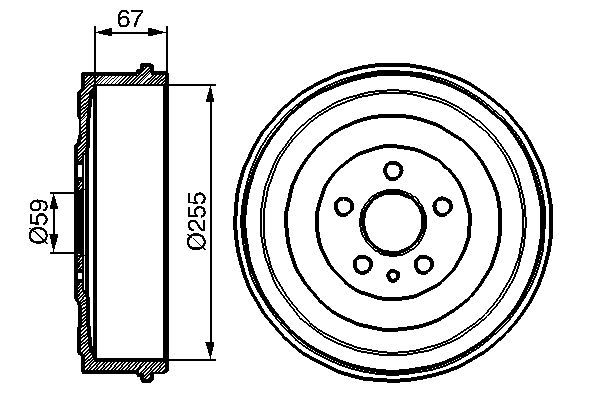Fiat Scudo 1996-2006 Arası 1.9 TD Bosch Marka Kampana