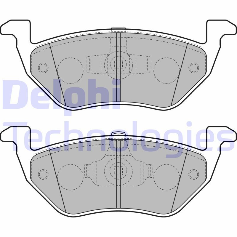 Ford Maverick 2001-2005 Arası 2.3 16V, 2.0 16V FWD, 3.0 V6 24V, 3.0 V6 24V FWD, 2.0 16V Delphi Marka Arka Balata
