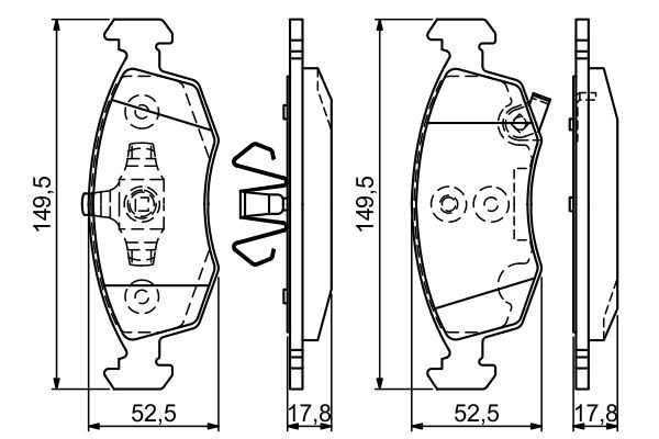 Fiat 500 2007-2011 Arası 0.9 Bosch Marka Ön Balata