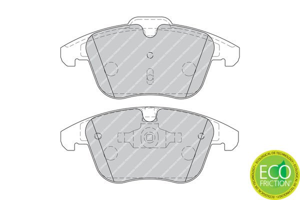 Ford Mondeo 2007-2015 Arası 2.0 TDCi, 2.0 LPG Ferodo Marka Ön Balata