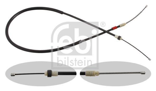 Peugeot 206 1998-2012 Arası 1.9 D Febi Marka Arka El Fren Teli