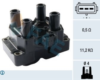 Opel Astra 1991-1998 Arası 2.0 i 16V FAE Marka Ateşleme Bobini