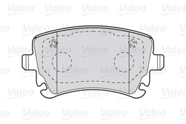 Audi A4 2000-2008 Arası S4 quattro Valeo Marka Arka Fişsiz Balata