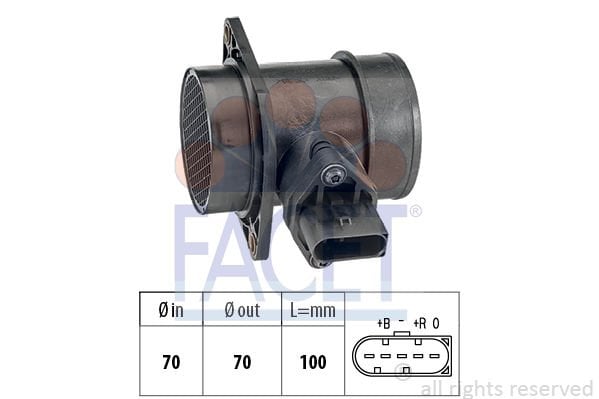 Audi A6 1997-2005 Arası 1.8 T quattro, 1.8 T Facet Marka Hava Debimetresi