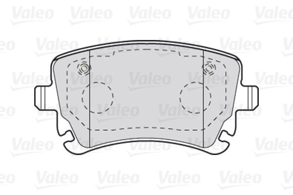 Audi A8 2002-2010 Arası 3.7 quattro Valeo Marka Arka Fişsiz Balata