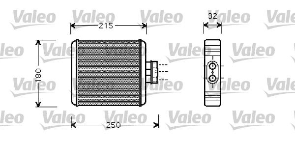 Volkswagen Polo 2009-2013 Arası 1.6 BiFuel Valeo Marka Kalorifer Radyatörü