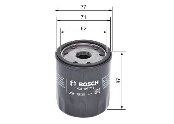 Chevrolet Captiva 2006-2010 Arası 3.0 4WD Bosch Marka Yağ Filtresi
