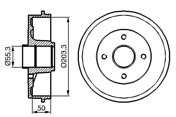 Renault Laguna 1993-2002 Arası 2.2 D Bosch Marka Kampana