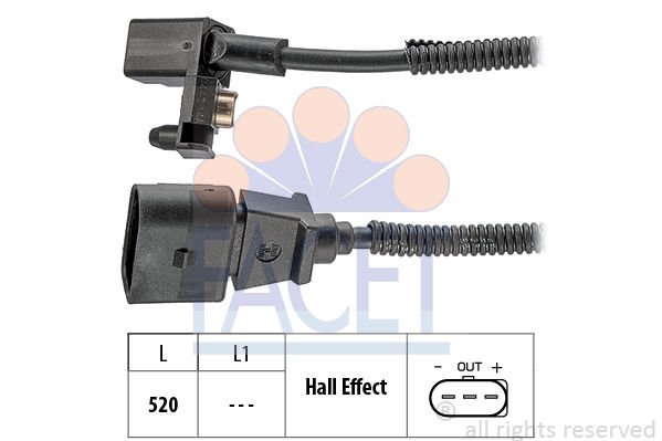 Volkswagen Golf 1997-2008 Arası 1.4 16V, 1.6 16V Facet Marka Krank Sensörü
