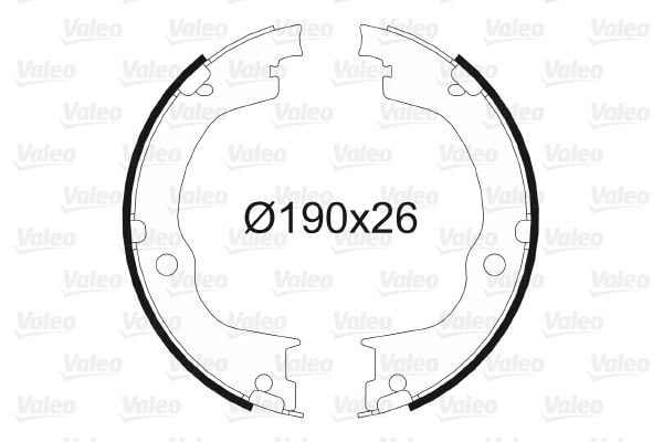 Chevrolet Captiva 2006-2010 Arası 2.4 4WD Valeo Marka Pabuçlu Balata