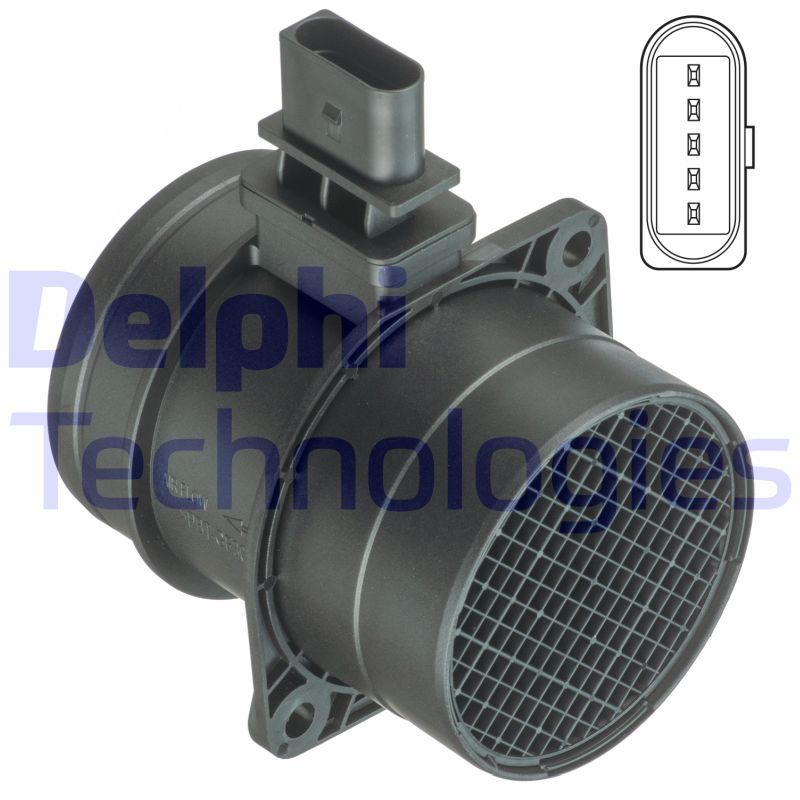 Audi A3 2003-2015 Arası 2.0 TDI 16V Delphi Marka Hava Debimetresi
