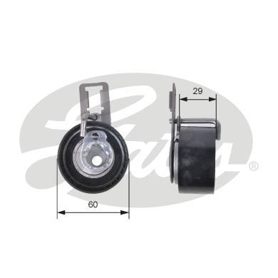 Ford C-Max 2010-2019 Arası 1.6 TDCi Gates Marka Vantilatör Kayış Gergi Rulmanı