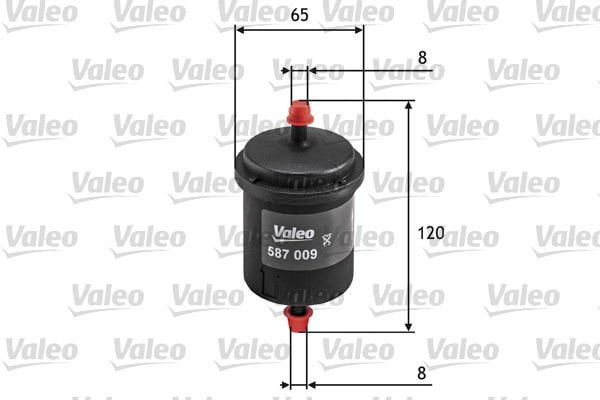 Fiat Panda 1980-2004 Arası 1000 4x4 Valeo Marka Benzin Yakıt Filtresi