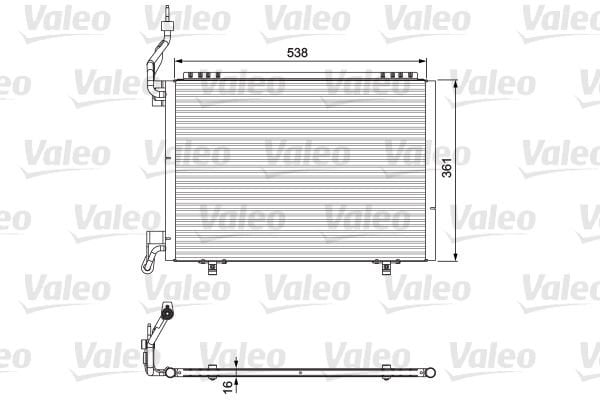 Ford Tourneo Courier 2014-2018 Arası 1.5 TDCi, 1.6 TDCi Valeo Marka Klima Radyatörü