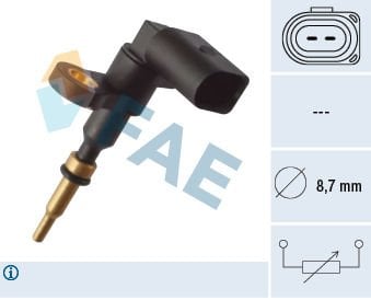 Volkswagen Golf 2011-2017 Arası 2.0 TDI, 2.0 TDI 4motion, 1.6 TDI 4motion, 1.6 TDI FAE Marka Hararet Müşürü