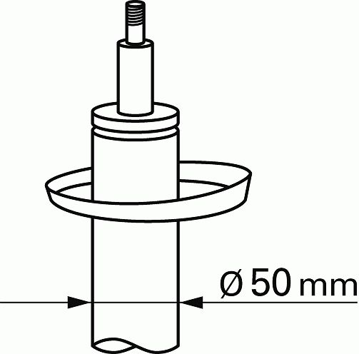Volkswagen Caddy 2004-2015 Arası 1.6 Ön Sachs Marka Amortisör
