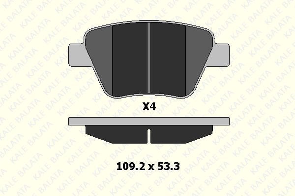 Volkswagen Jetta 2008-2012 Arası 1.6 TDI, 2.0 TDI, 1.2 TSI Kale Marka Arka Balata