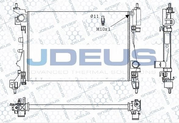 Grande Punto 1.4 16V Su Radyatörü Deus