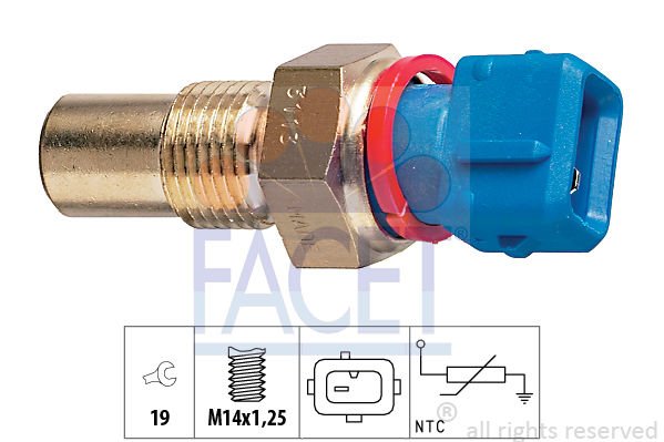 Citroen Zx 1991-1999 Arası 1.9 D, 1.9 TD Facet Marka Hararet Müşürü