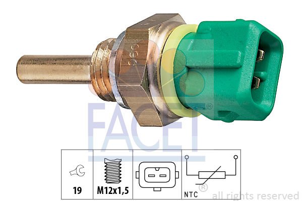 Citroen Zx 1991-1999 Arası 1.4 i, 2.0 i 16V, 2.0 i, 1.8 i, 1.6 i Facet Marka Hararet Müşürü