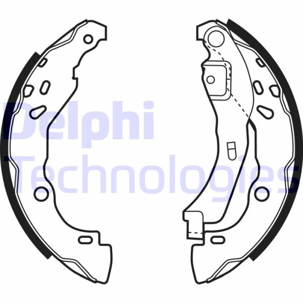 Dacia Sandero 2008-2012 Arası 1.6 MPI 85 Delphi Marka Pabuçlu Balata