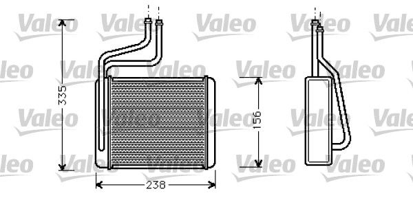 Ford Mondeo 1993-2000 Arası 1.8 TD, 1.6 i 16V, 2.0 i 16V, 1.8 i 16V Valeo Marka Kalorifer Radyatörü