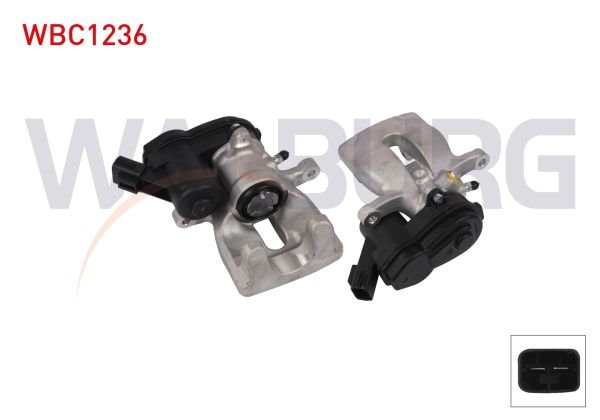 Megane IV 1.6 Arka Fren Kaliperi Sağ (Elektrikli El Freni İçin) Walburg WBC1236