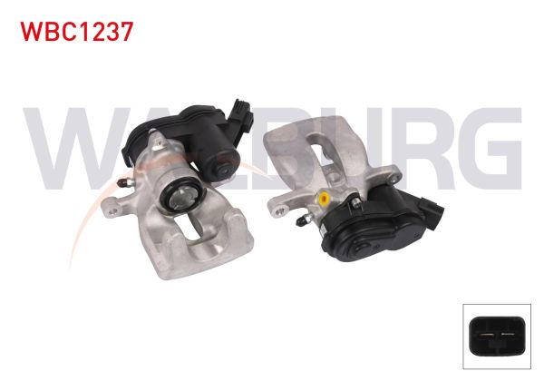 Megane IV 1.6 Arka Fren Kaliperi Sol (Elektrikli El Freni İçin) Walburg WBC1237