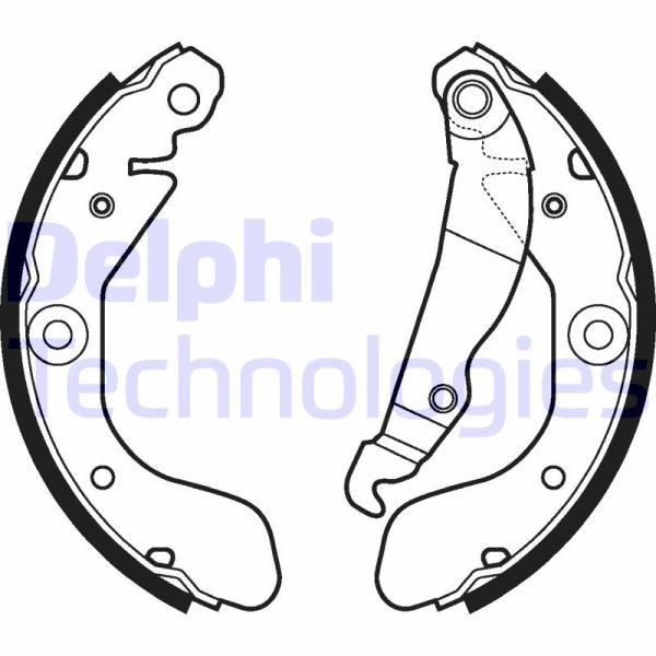 Chevrolet Aveo 2011-2015 Arası 1.6 Delphi Marka Pabuçlu Balata