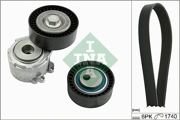Fiat Ulysse 1994-2002 Arası 2.0 JTD 16V INA Marka Vantilatör Kayış Seti