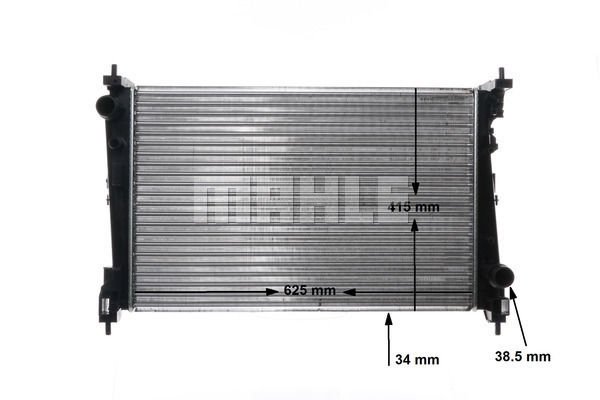 Fiat Punto Evo 2008-2012 Arası 1.3 D Multijet Mahle Marka Su Radyatörü