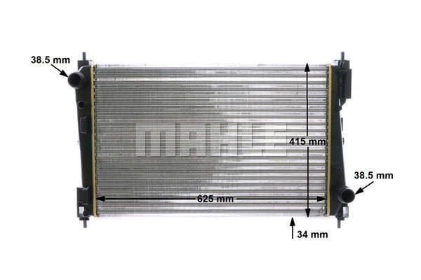 Fiat Punto Evo 2008-2012 Arası 1.3 D Multijet Behr Marka Su Radyatörü