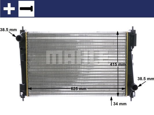 Fiat Punto Evo 2008-2012 Arası 1.3 D Multijet Behr Marka Su Radyatörü