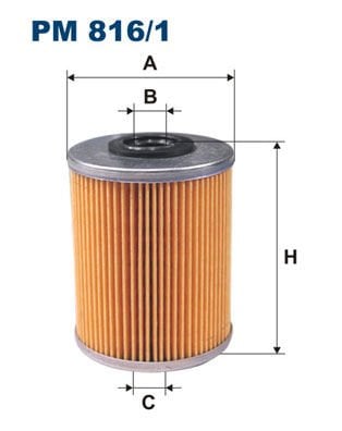 Renault Safrane 1996-2000 Arası 2.2 dT Filtron Marka Mazot Yakıt Filtresi