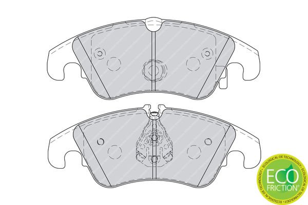 Ford Focus 2004-2013 Arası 2.5 RS, 2.5 RS 500 Ferodo Marka Ön Balata