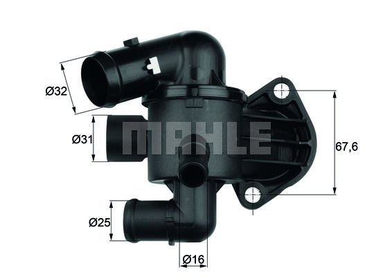 Volkswagen Passat Cc 2008-2012 Arası 2.0 TDI Mahle Marka Termostat