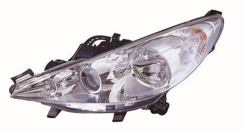 Peugeot 207 2006-2015 Arası 1.6 16V Turbo, 1.6 16V RC, 1.6 16V VTi, 1.6 16V, 1.6 HDi Sağ Depo Marka Far