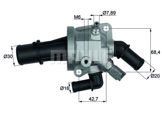 Fiat 500 2007-2011 Arası 1.3 D Multijet Mahle Marka Termostat
