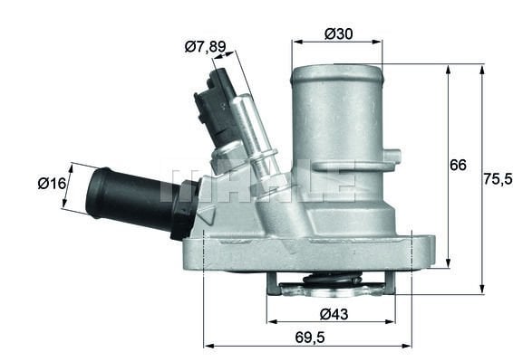 Fiat 500 2007-2011 Arası 0.9 Mahle Marka Termostat