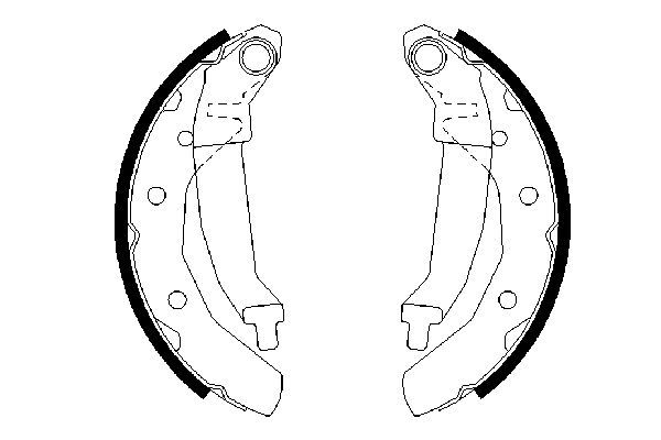 Chevrolet Matiz 2005-2009 Arası 0.8 LPG Bosch Marka Pabuçlu Balata