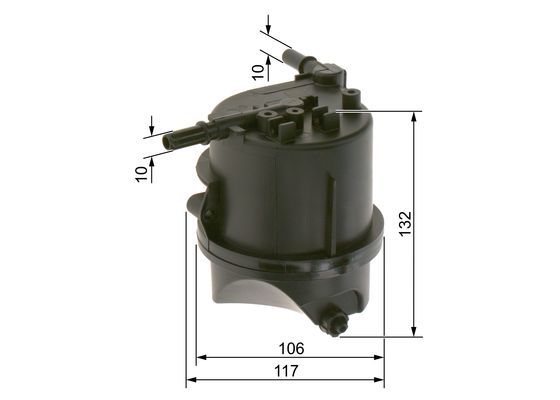 Ford Fiesta 2001-2014 Arası 1.4 TDCi Bosch Marka Mazot Yakıt Filtresi