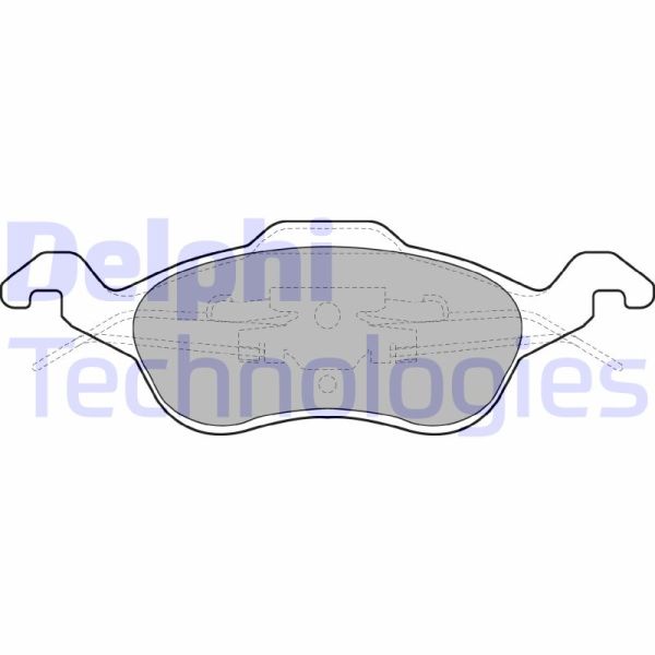 Ford Focus 1998-2009 Arası 1.6 16V, 1.4 16V, 1.8 16V Delphi Marka Ön Balata