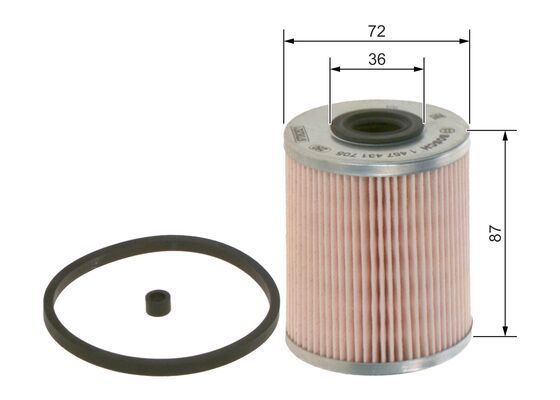 Renault Safrane 1996-2000 Arası 2.2 dT Bosch Marka Mazot Yakıt Filtresi