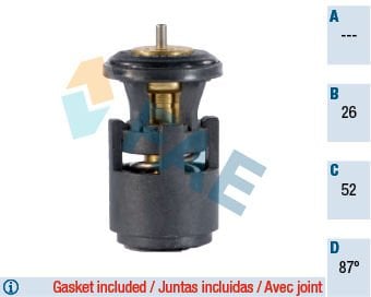 Seat Cordoba 1993-2002 Arası 1.4 i, 1.6 i FAE Marka Termostat