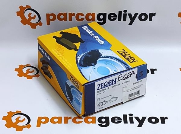 Egea 1.6 Multijet ''Büyük Tip'' Ön Balata Zegen ZEG860-12