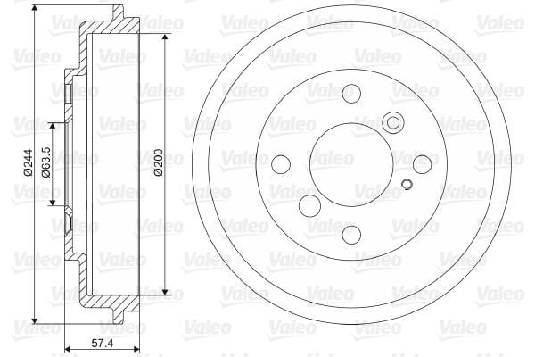 Ford Fiesta 2008-2012 Arası 1.4 TDCi Valeo Marka Kampana