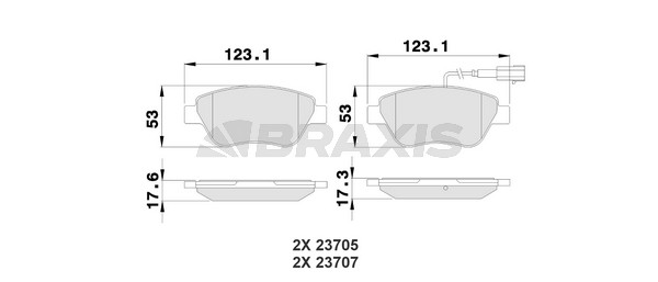 Peugeot Bipper 2008-2012 Arası 1.3 HDi 75 Braxis Marka Ön Balata