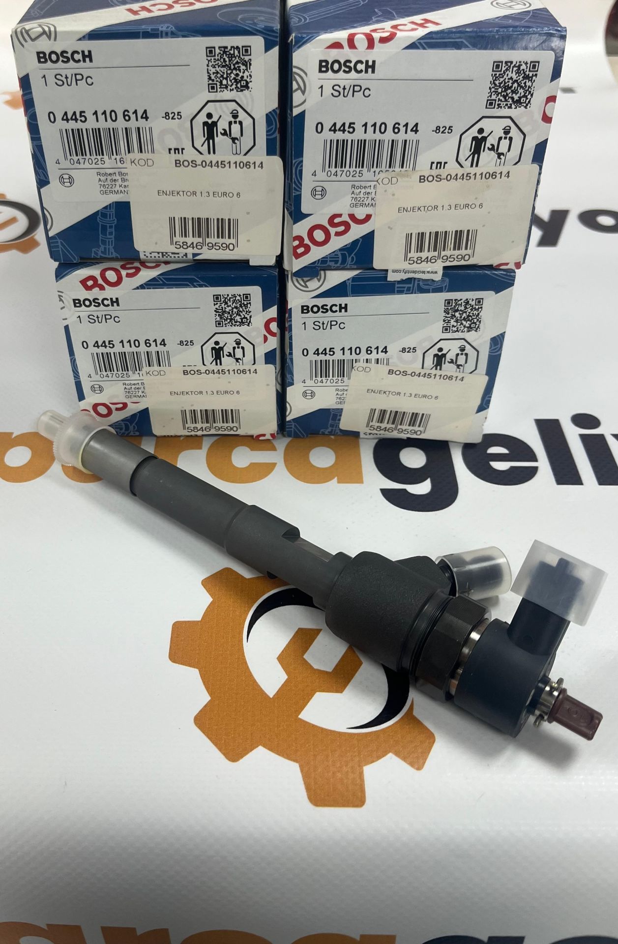 Enjektör Takımı 1.3 Euro6 Orijinal Bosch 0445110614 BOS-0445110614